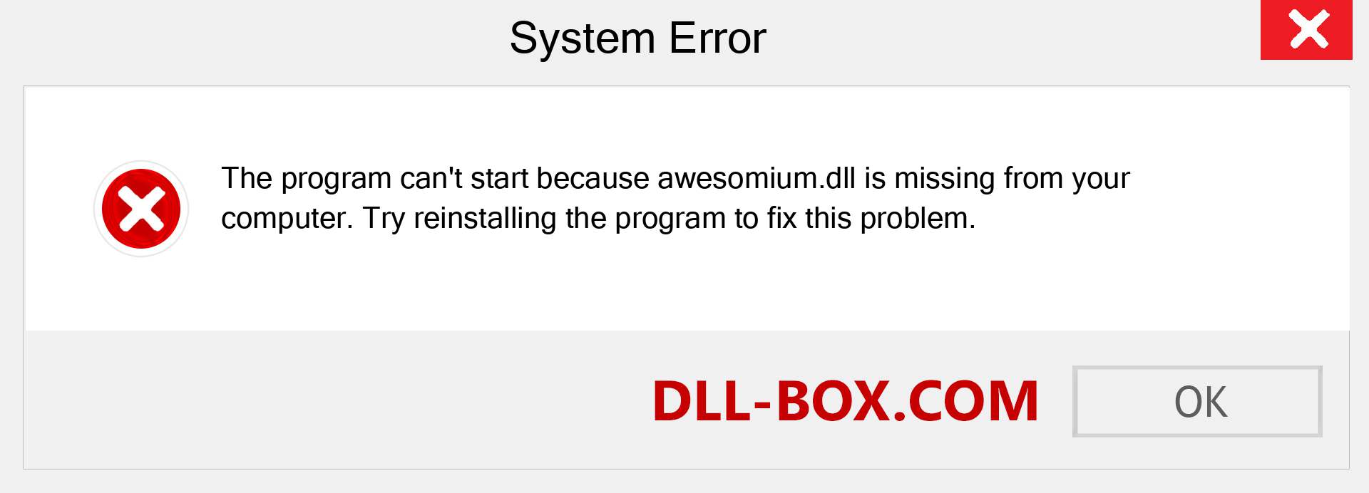  awesomium.dll file is missing?. Download for Windows 7, 8, 10 - Fix  awesomium dll Missing Error on Windows, photos, images